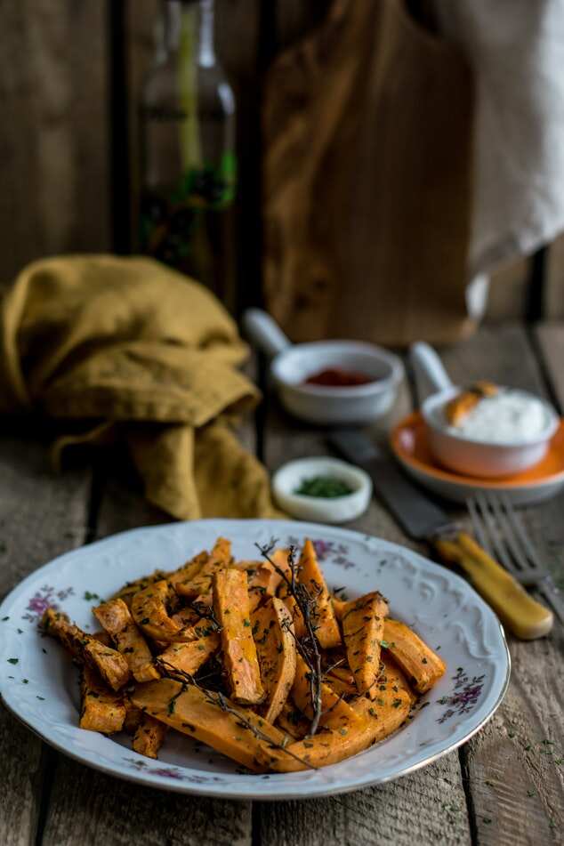 Fried sweet potato