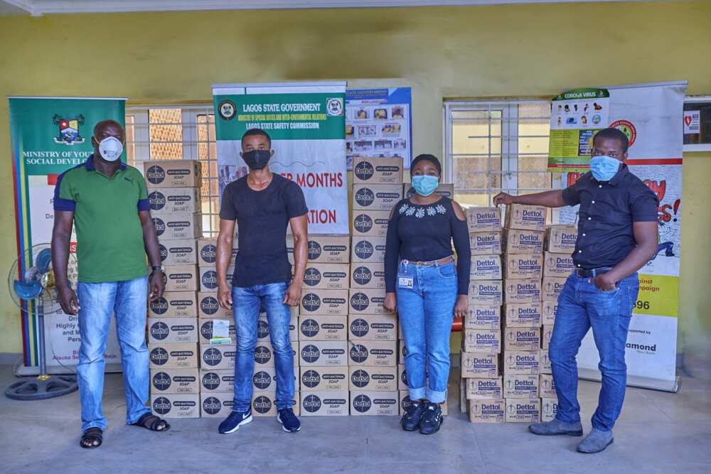 Dettol donates hygiene products to support Lagos state's COVID-19 fight