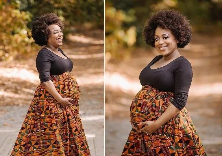 Maternity gown styles in Nigeria 