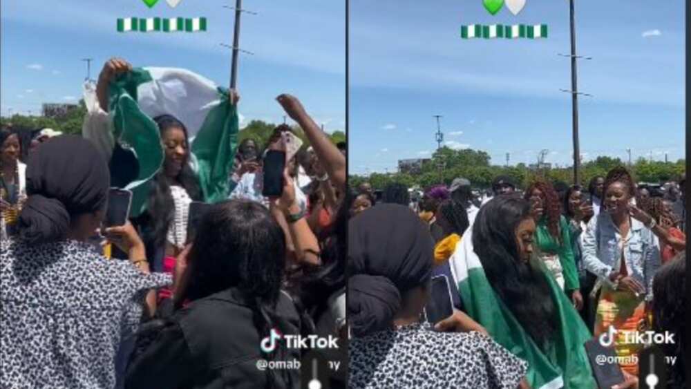 Happy Nigerian lady dance as she finally graduates