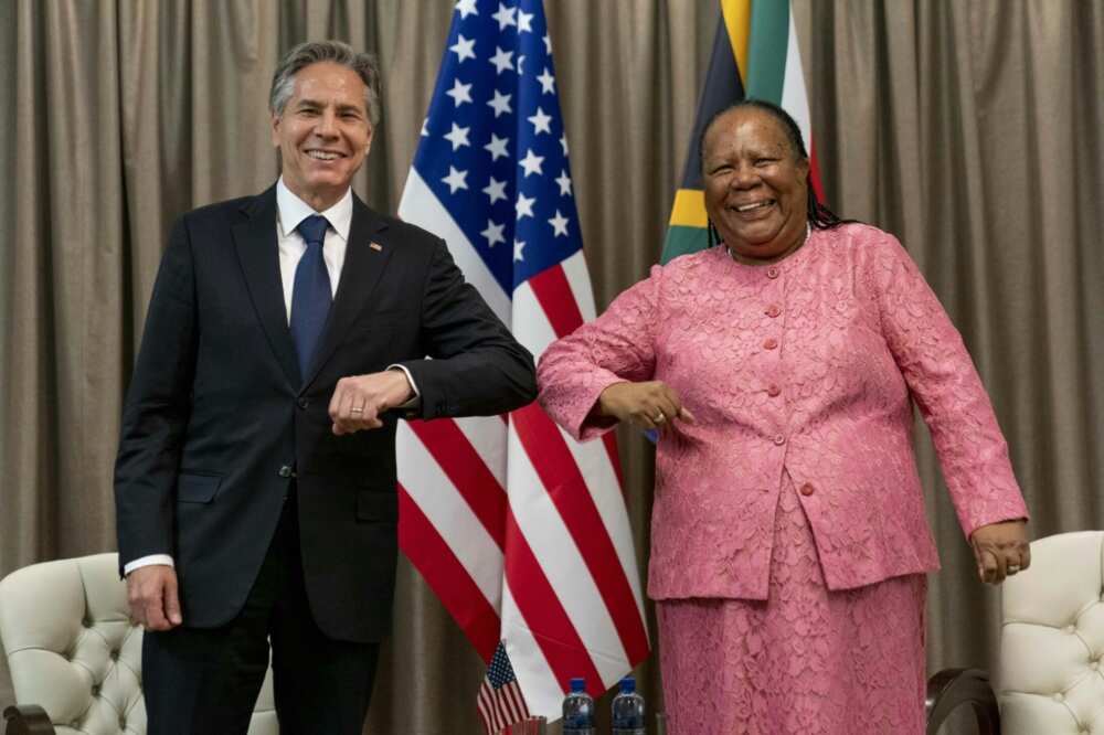US Secretary of State Antony Blinken held a press briefing alongside his South African counterpart Naledi Pandor