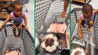 Scared little girl suffers meltdown after seeing chicken feet in shop, video generates buzz online