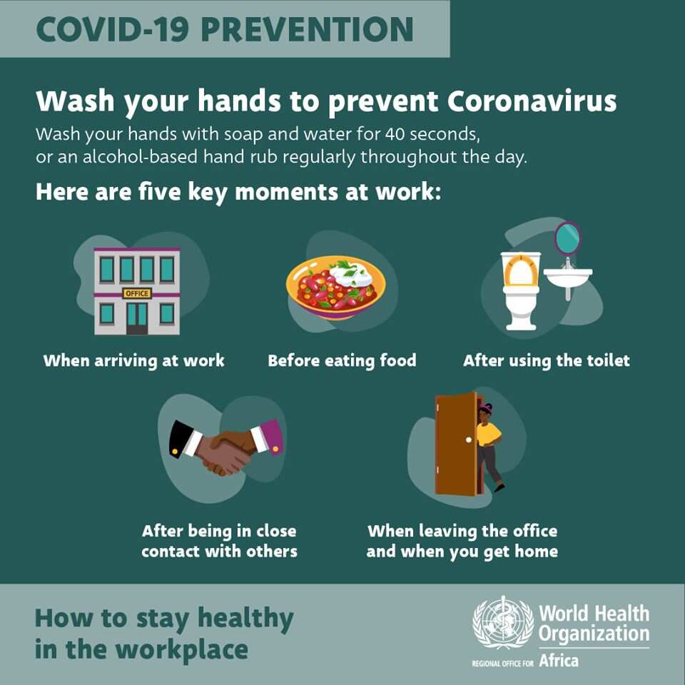 As Nigeria prepares to relax lockdown, WHO lists 5 important times to wash your hands As Nigeria prepares to relax lockdown, WHO lists 5 important times to wash your hands