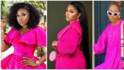 How to wear pink: Fashionistas Ini Edo, Mercy Aigbe and Kiekie stun in stylish looks