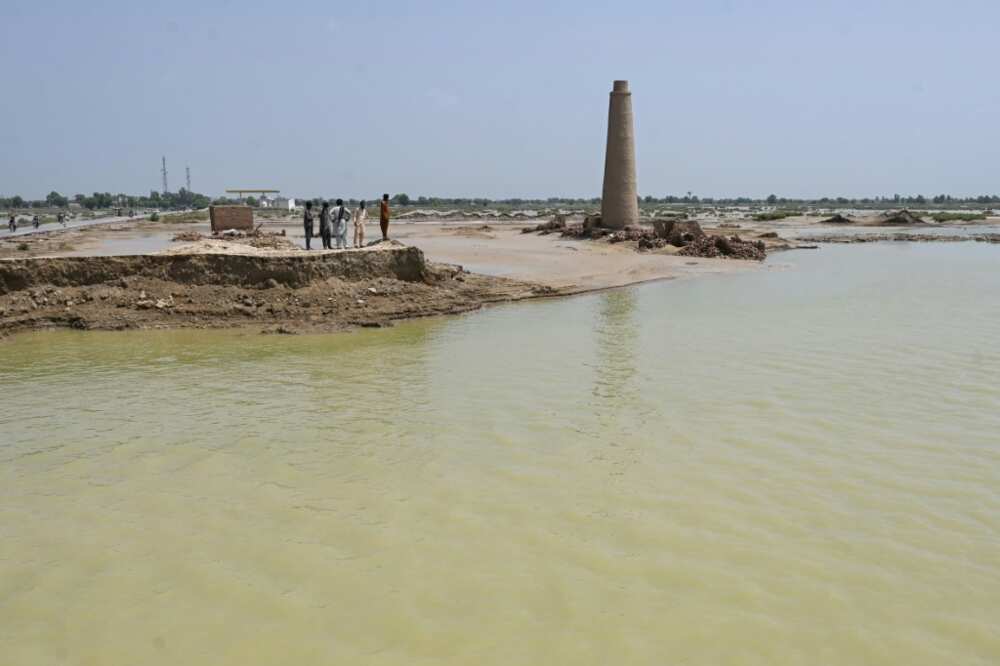 Most of the brick kilns in Sindh and Punjab have stopped operating because of the floods swamping Pakistan