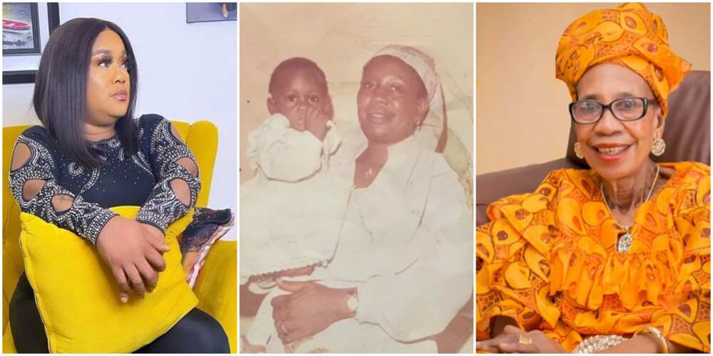 Sikirat Sindodo celebrates mum's birthday.