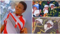 Joy as 24-year-old unmarried Nigerian student welcomes quintuplets at Umuahia hospital, many react