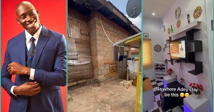 Nigerian man shows off his house in remote area
