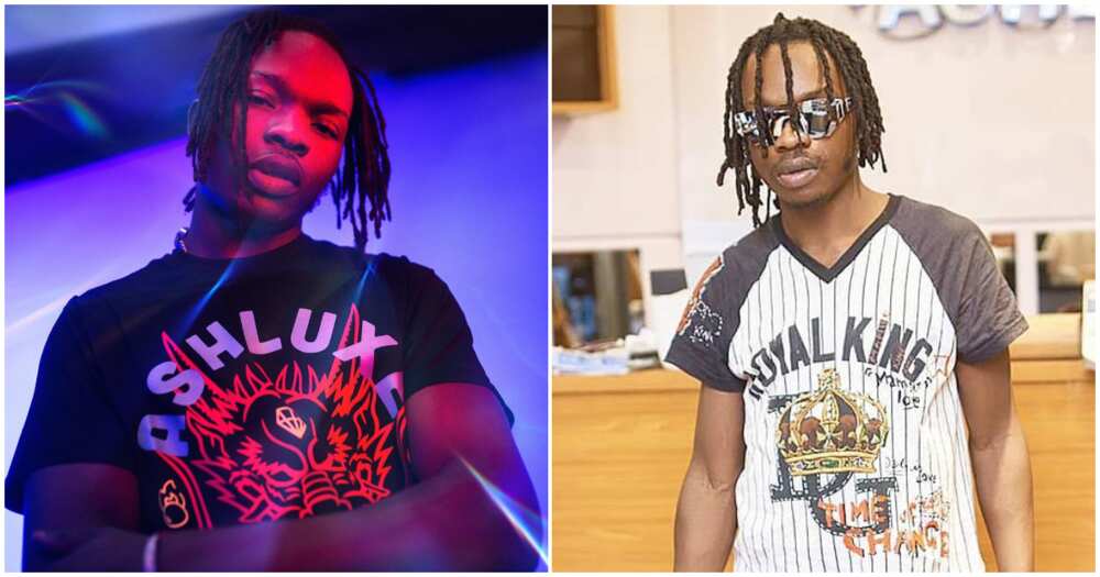 A collage showing the rapper Photo source: Instagram/Naira Marley
