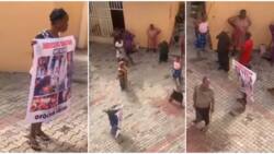 Angry married women seen in video protesting in Owerri, claim losing their husbands to younger girls