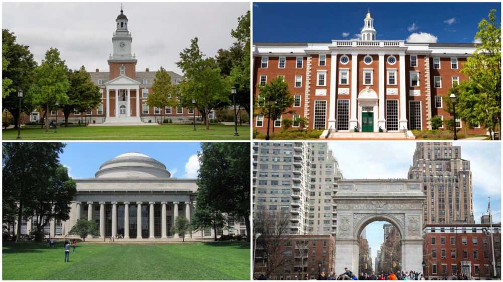 A college of some of the schools on the ranking. Photo sources: LearnEverywhere