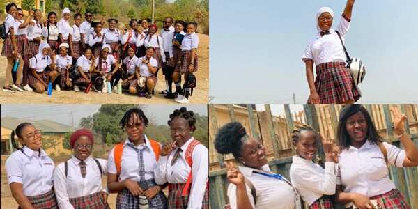 Final year students recreate secondary school dress; causes stirs on social media