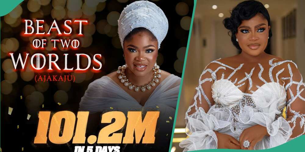 Eniola Ajao makes N101.2m on new movie, Beast of Two Worlds, in five days.