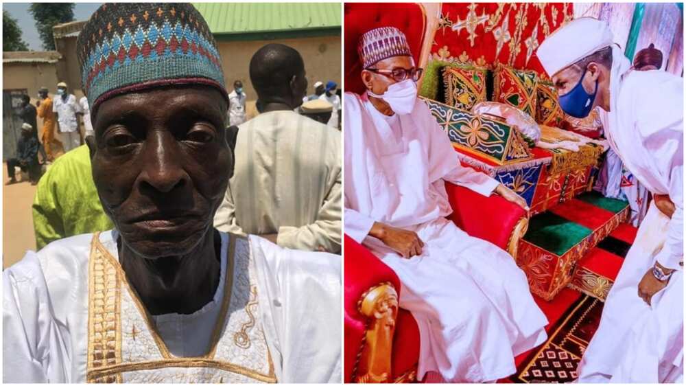 Wani dattijo dan shekara 70 ya yiwa dan Shugaba Buhari tayin auren diyarsa a mata ta biyu, an yi cece-kuce