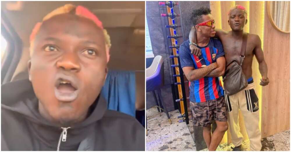 Portable accuses Small Doctor after he was stoned in Agege.