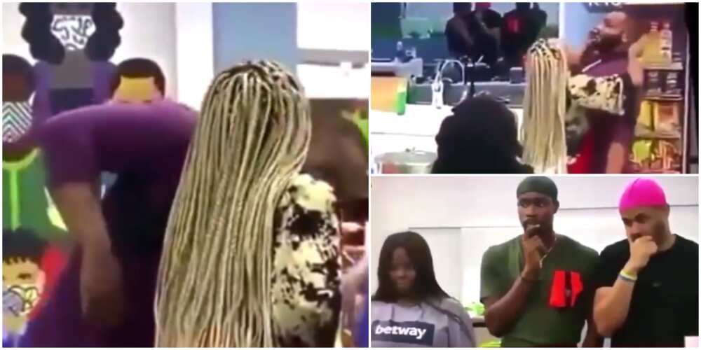 Call me Professor Kidd: Kiddwaya Finally Reacts to Video Clip of Him with Erica in BBNaija Kitchen