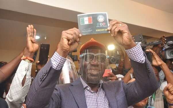 Obaseki arrives PDP national secretariat for screening