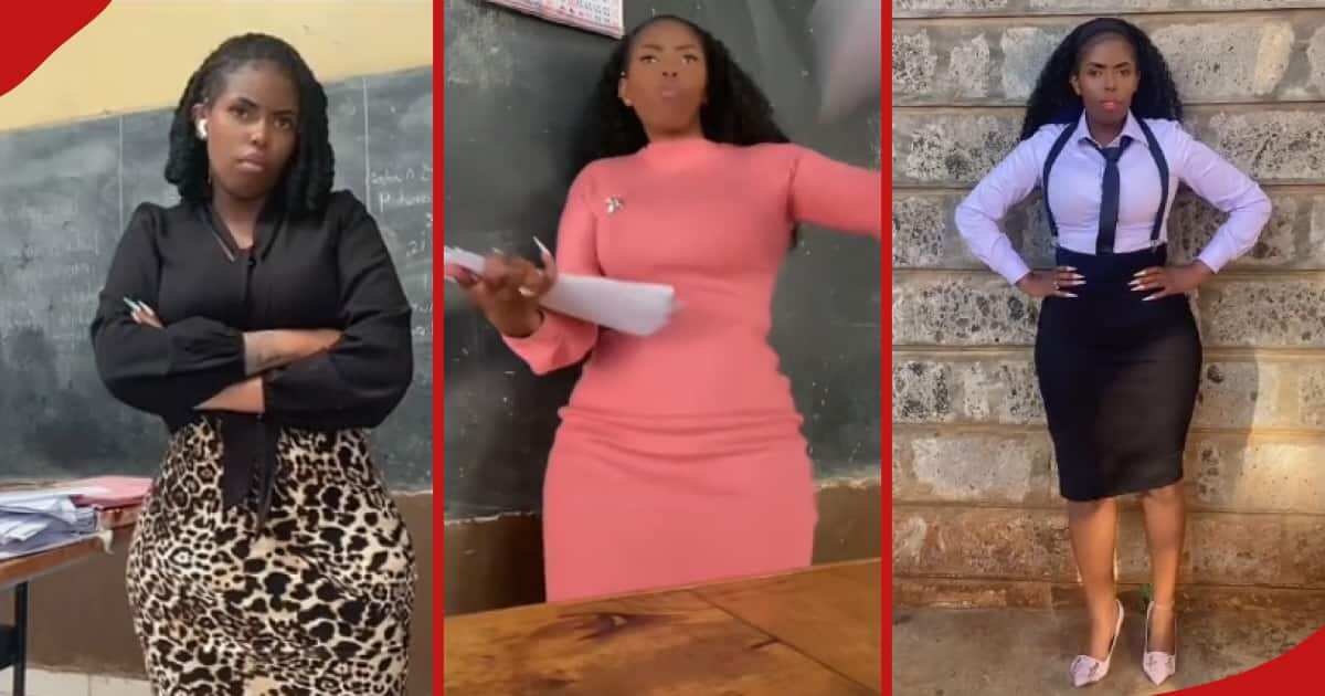 See the lovely outfits a teacher wears to class and the exciting way she impacts on her students