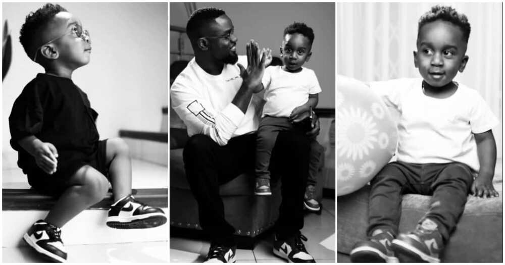 Sarkodie and his son