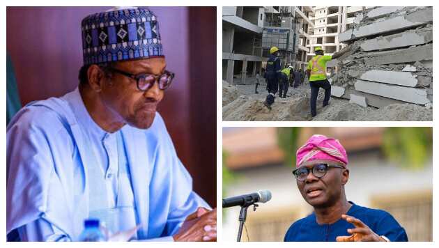 Buhari, Ikoyi building, Sanwo-Olu