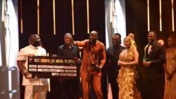 AMVCA: Pepsi Naija Rewards Winner of Best Soundtrack Award Pascal Aka, Raquel with N1million