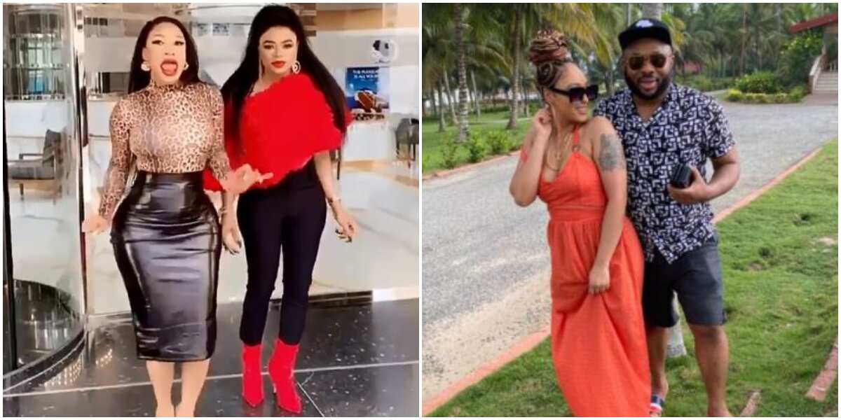 Bobrisky admits falling out with Tonto Dikeh as he shows her support amidst ex-husband drama