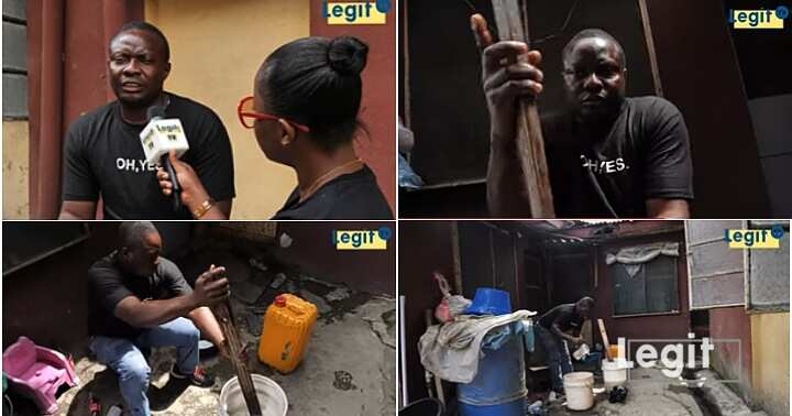 Blind man makes liquid soap, abandoned by wife, inspiring video
