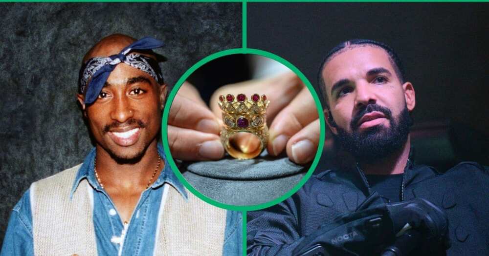 Drake bought Tupac Shakur's most iconic ring that he wear on his last appearance for over $1 million through an auction.