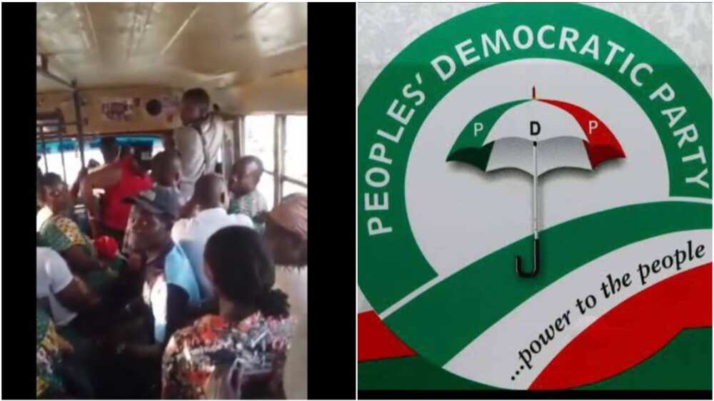 PDP supporters/PDP rally/Atiku Abubakar/Lagos/2023 Election