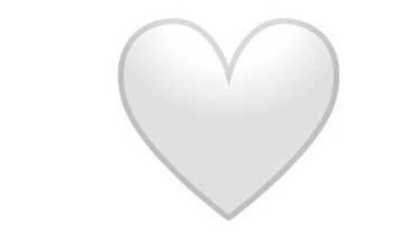 what does a white heart mean