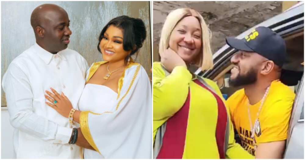 Nollywood's Mercy Aigbe, Yul Edochie and their spouses