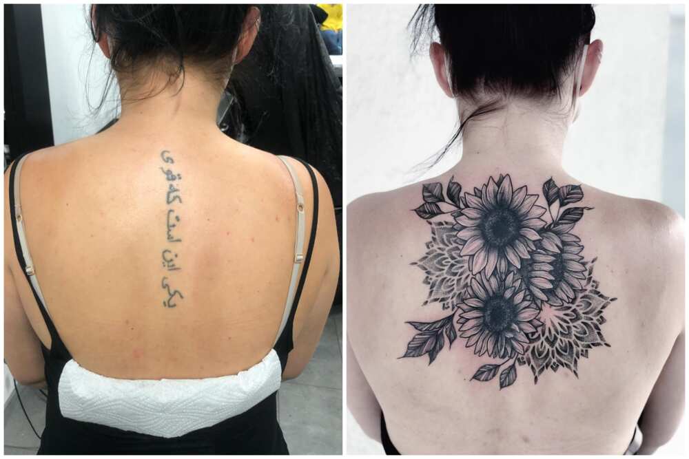 Cover-up tattoo ideas for female