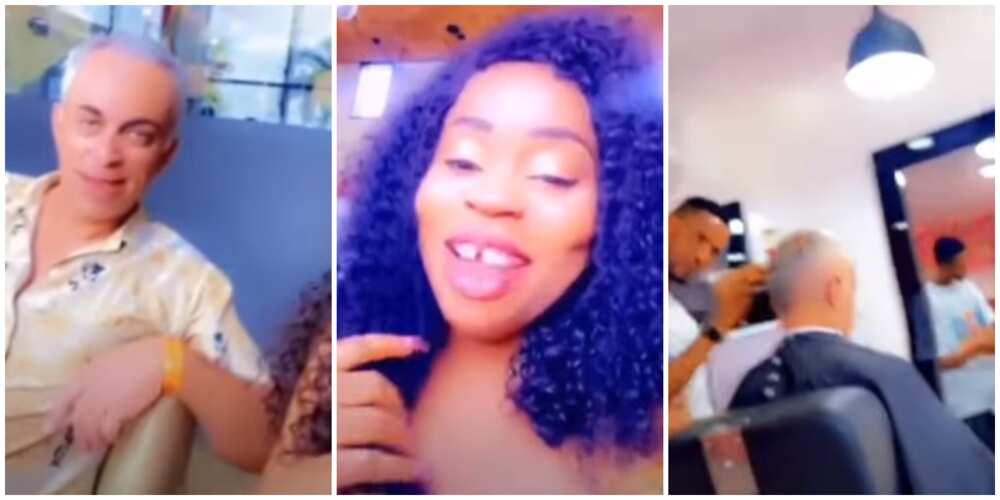 Reactions as Nigerian lady vows not to allow Oyinbo sweetheart go back to his wife in America
