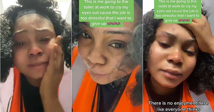 Nigerian lady living in UK, work stress, give up