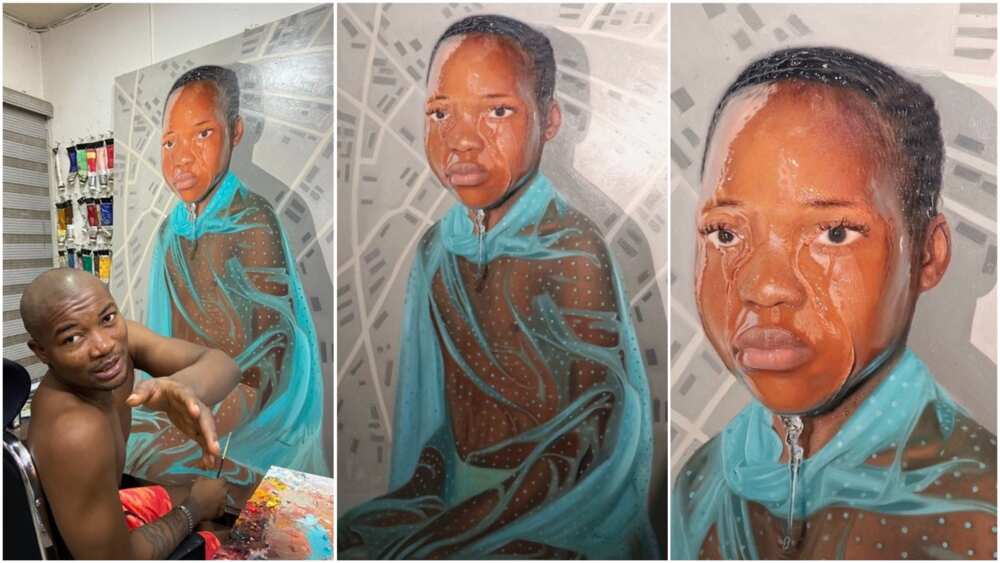 Many said his painting is absolutely top-notch.
Photo source: Ayogu Kingsley