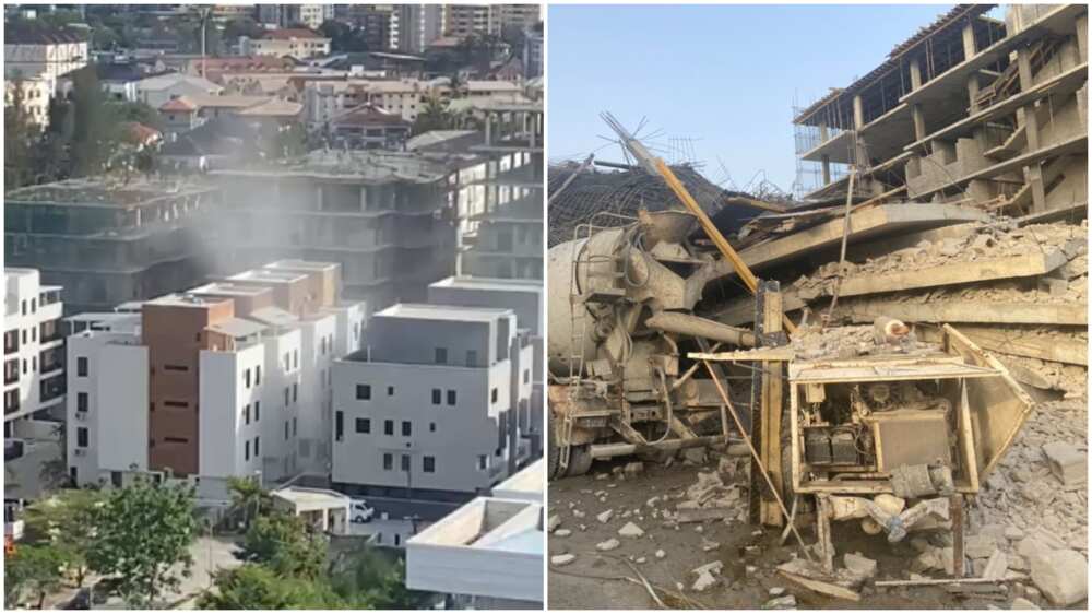Jesus...Oh My God": Video Shows Moment 7-Storey Building Collapses in Lagos,  Nigerians React - Legit.ng