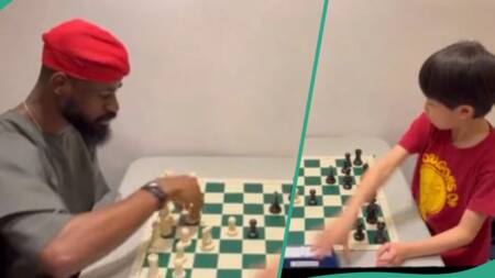 Tunde Onakoya plays chess with young American boy, seizes opportunity to clinch victory