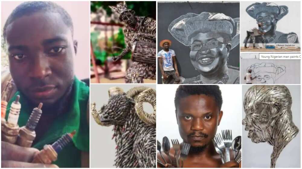 Nigerian artists recycling good materials.