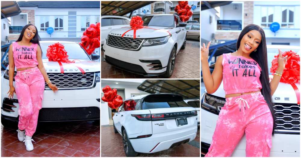 BBNaija 2019 winner Mercy Eke buys herself Range Rover on 27th birthday (photos)
