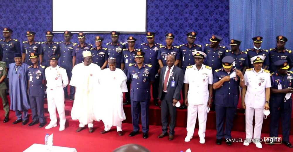 Nigerian Air Force decorates 47 senior officers with new ranks