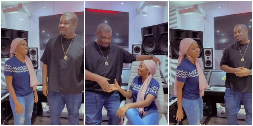 Comedian Taaooma visits Don Jazzy’s studio as he features in skit