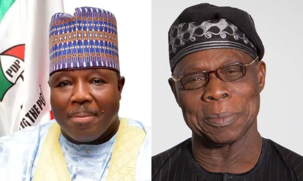 The former Governor of Borno State, Senator Ali Modu Sheriff, former President Olusegun Obasanjo, 2023 elections