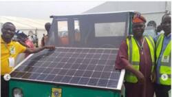 Buhari’s minister excited as Yabatech students students build solar-powered car (see video)