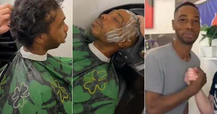 Man makes haircut after 3 years, wife's funeral