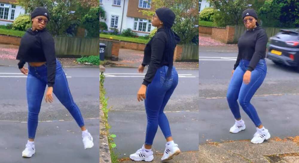 I'm Not Sorry: Curvy Lady with Massive Shape Catwalks on Road in Heels,  Her Video Trends on TikTok 