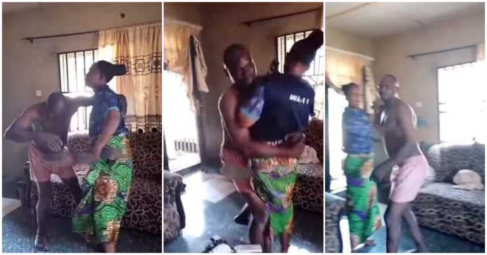 Reactions trail video of man 'forcefully' romancing wife while dancing