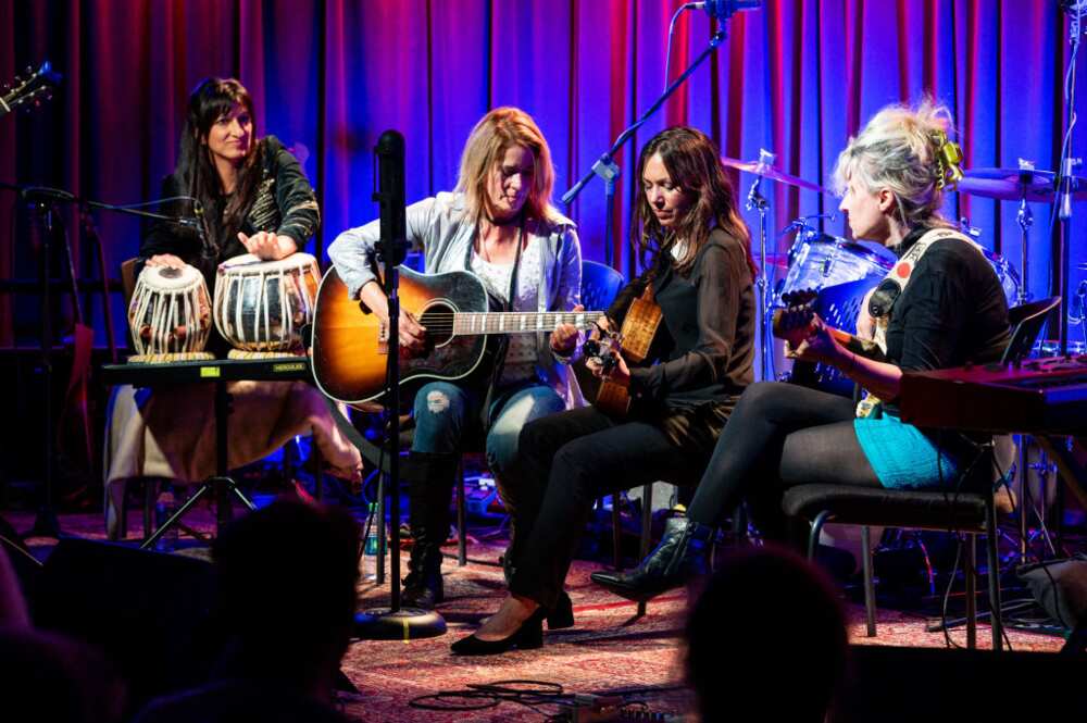 The Bangles perform during The Drop: 3x4 at The GRAMMY Museum in Los Angeles