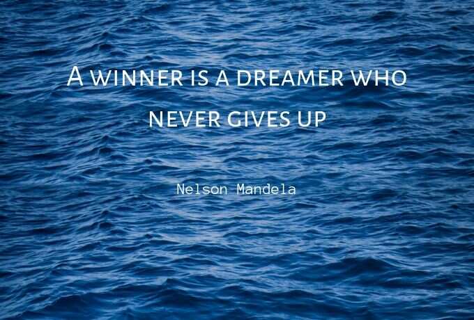 Never give up on your dream quotes