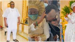 Moment Reverend Esther Ajayi laid hand on Fuji musician Osupa and prayed for him warms hearts as video emerges