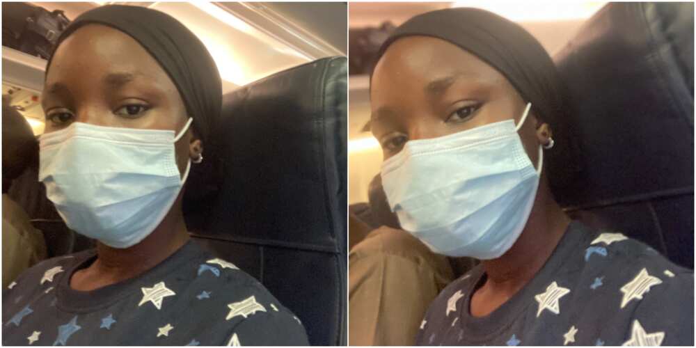 Lady excited to leave Nigeria for UK, says the evil is enough